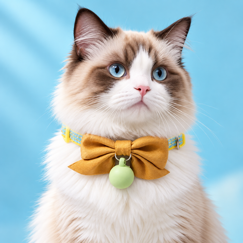 Bow Bell Cat Collar