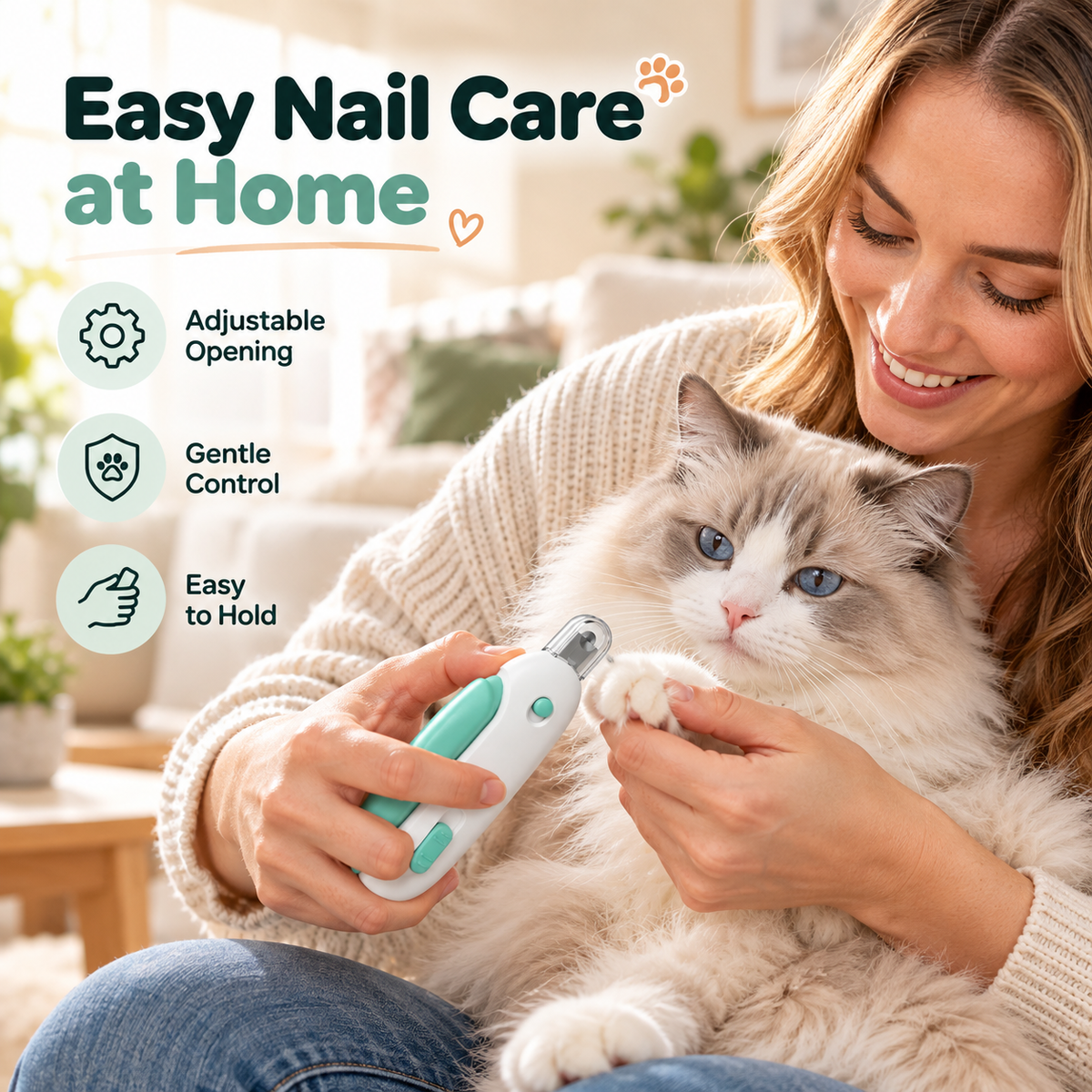 Adjustable Pet Nail Clipper