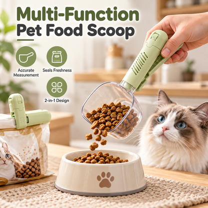 Multi-Function Pet Food Scoop