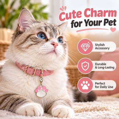 Paw-Shaped Pet ID Tag
